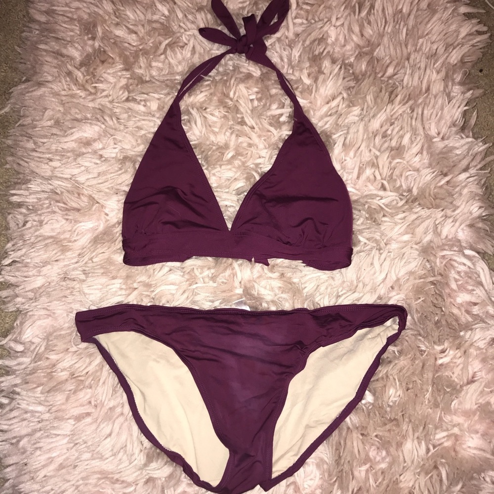Plum bikini set